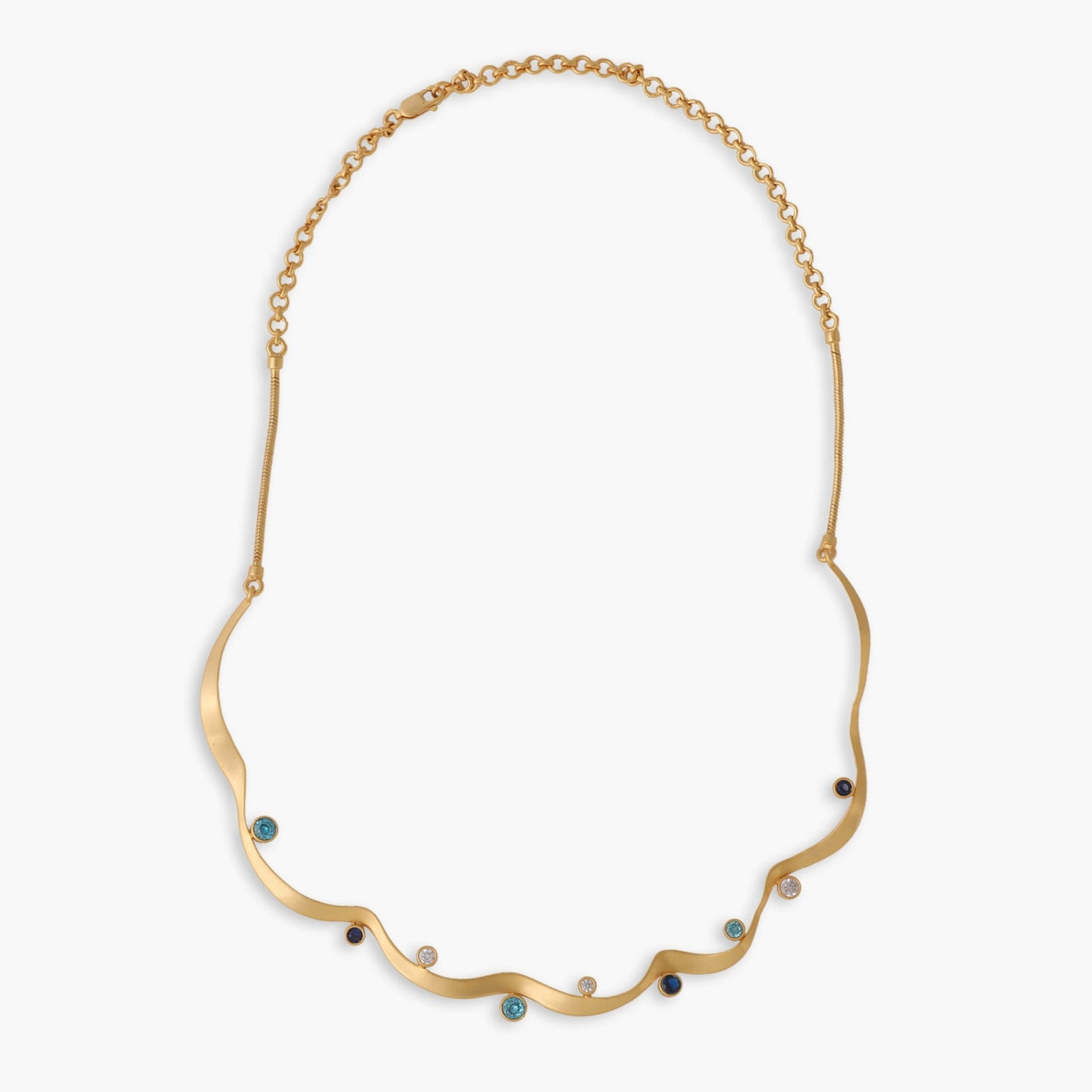 Coastline Aquara Silver Hasli Necklace