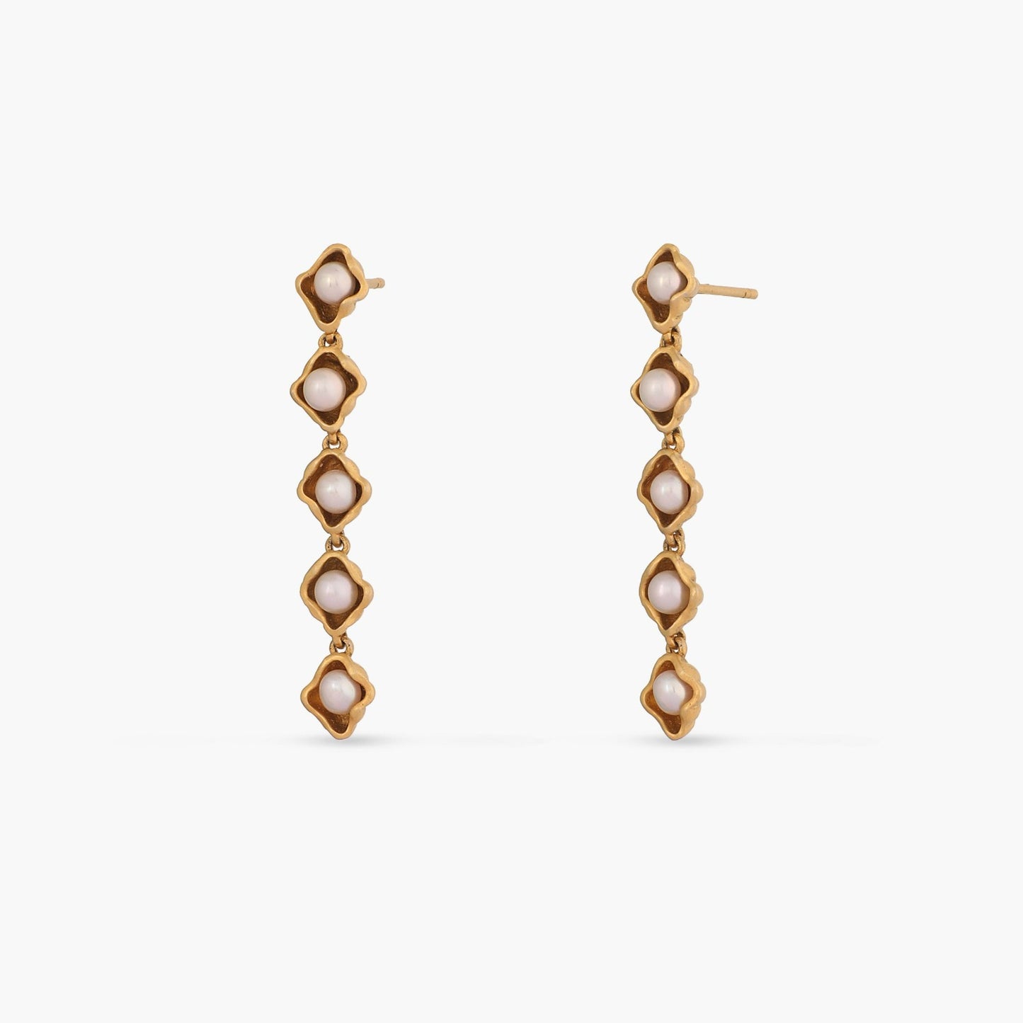 Kiva Pods Silver Drop Earrings