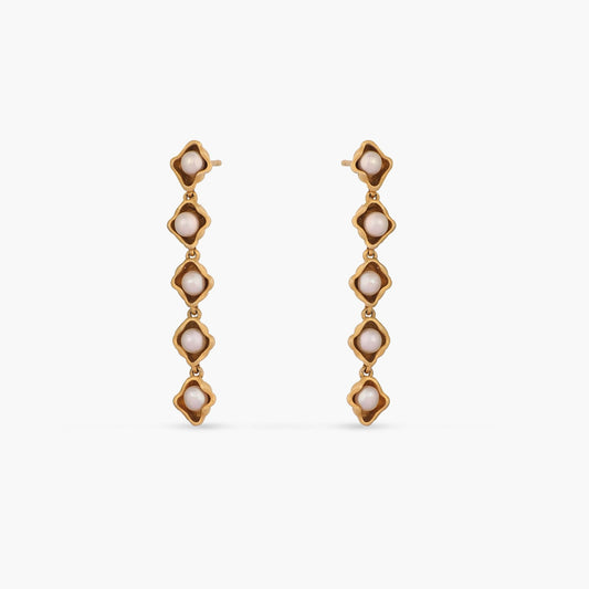 Kiva Pods Silver Drop Earrings
