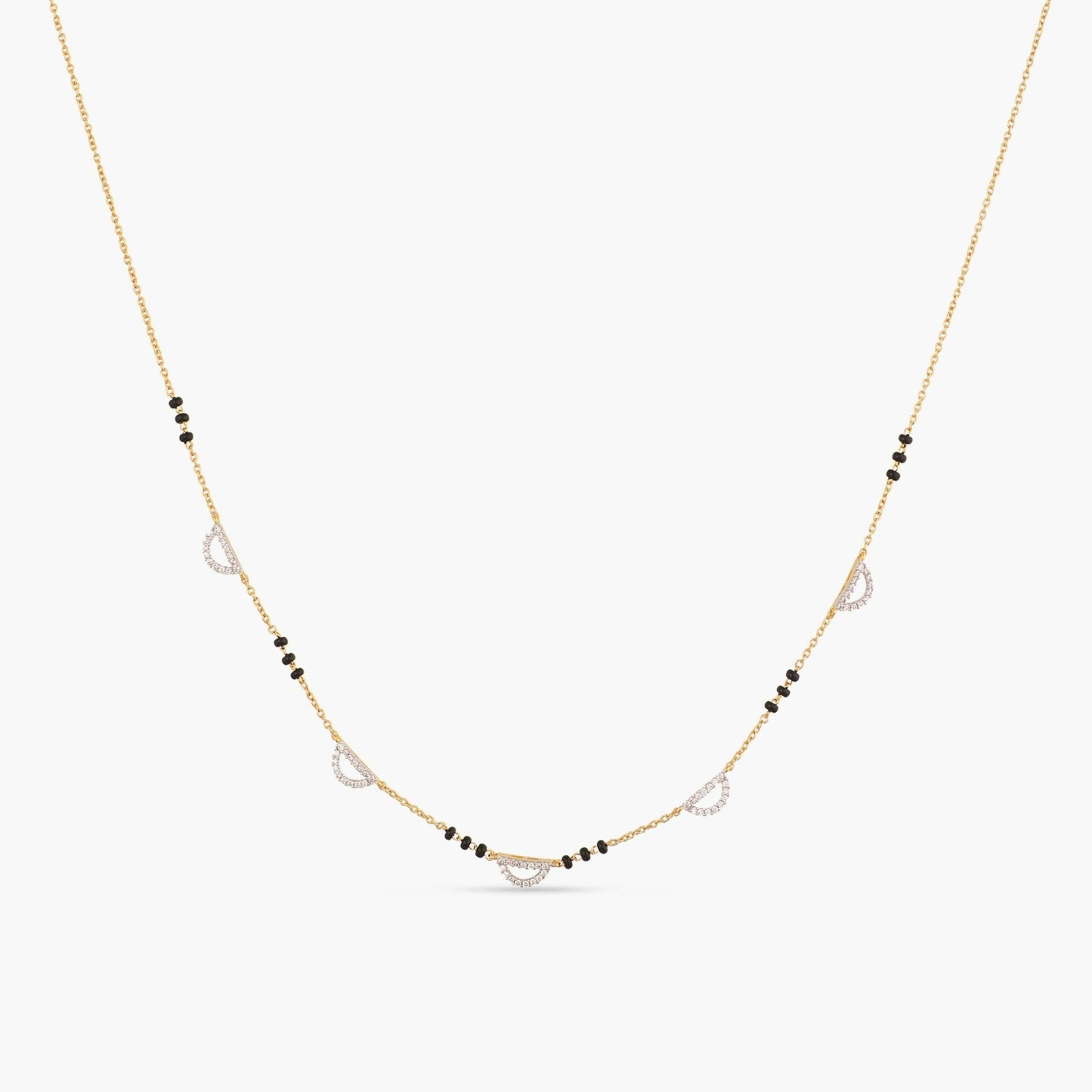 Myra CZ Silver Mangalsutra