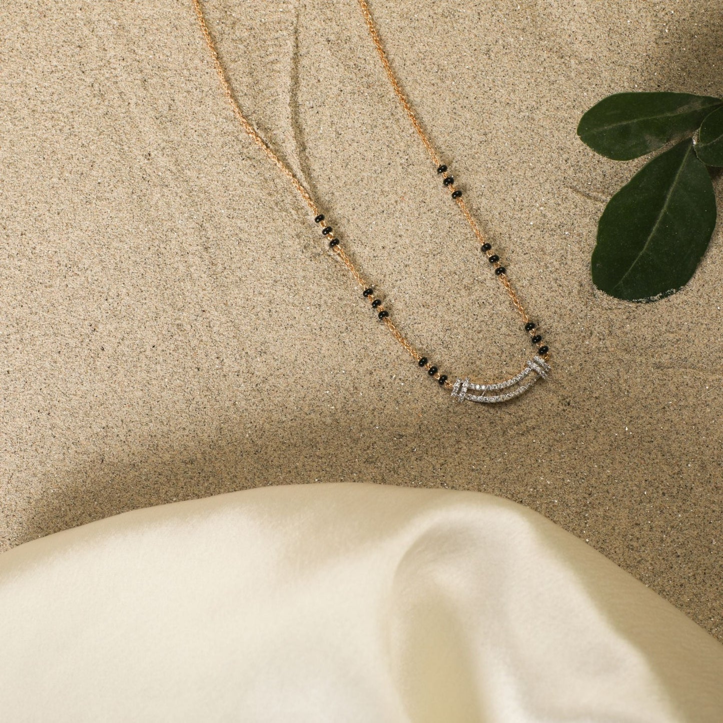 Anila CZ Silver Mangalsutra