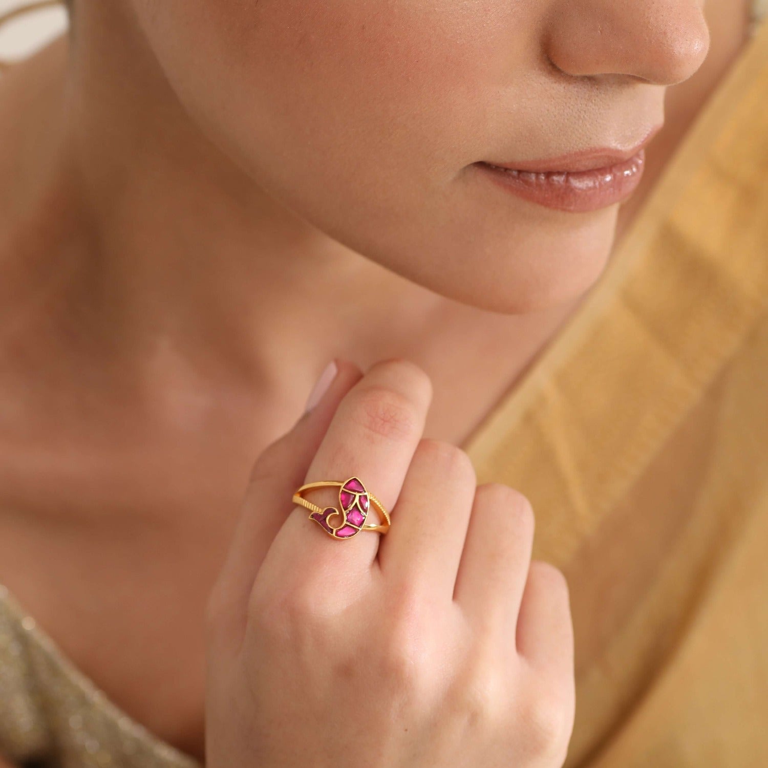 Matsya Silver Ring