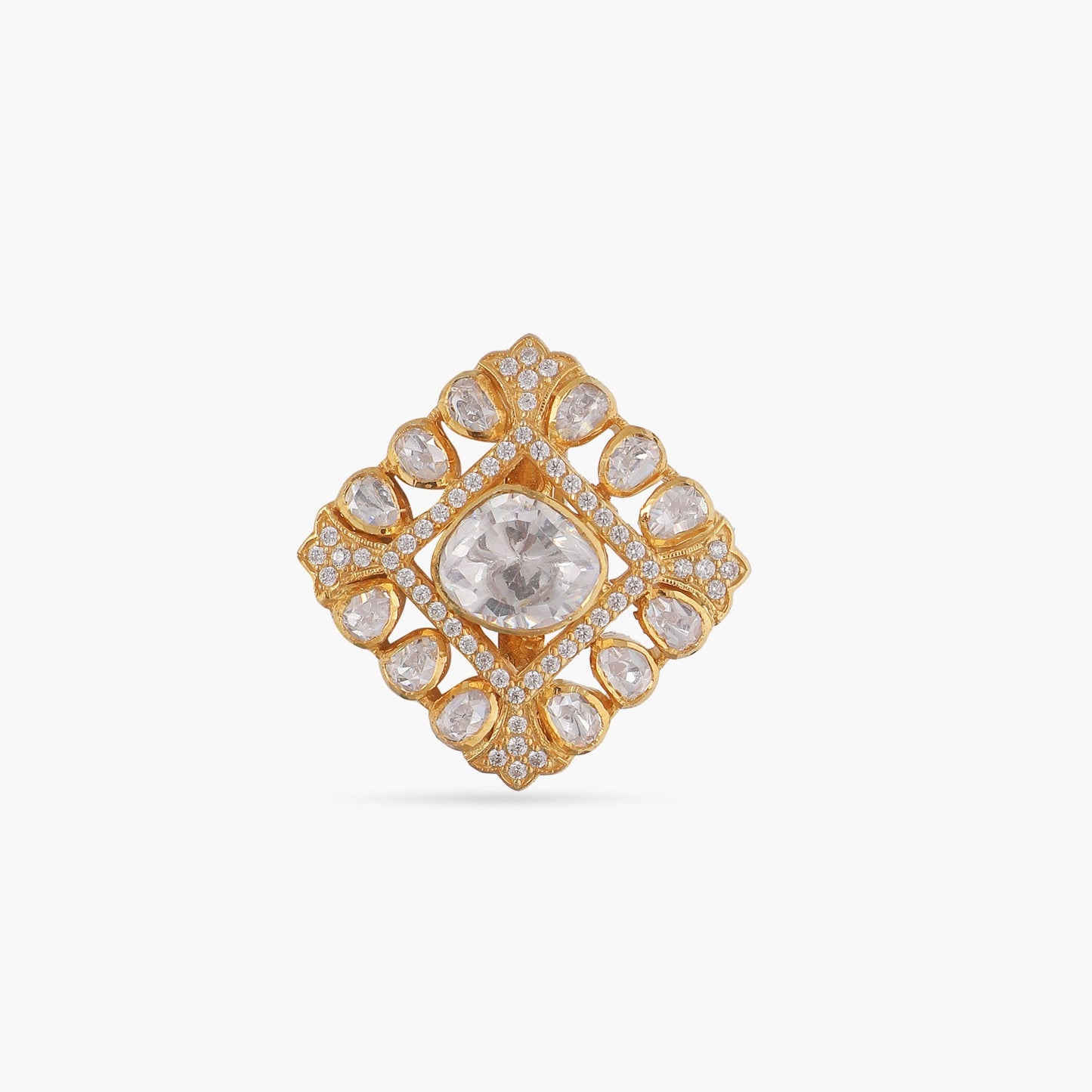 Samaya Moissanite Silver Finger Ring