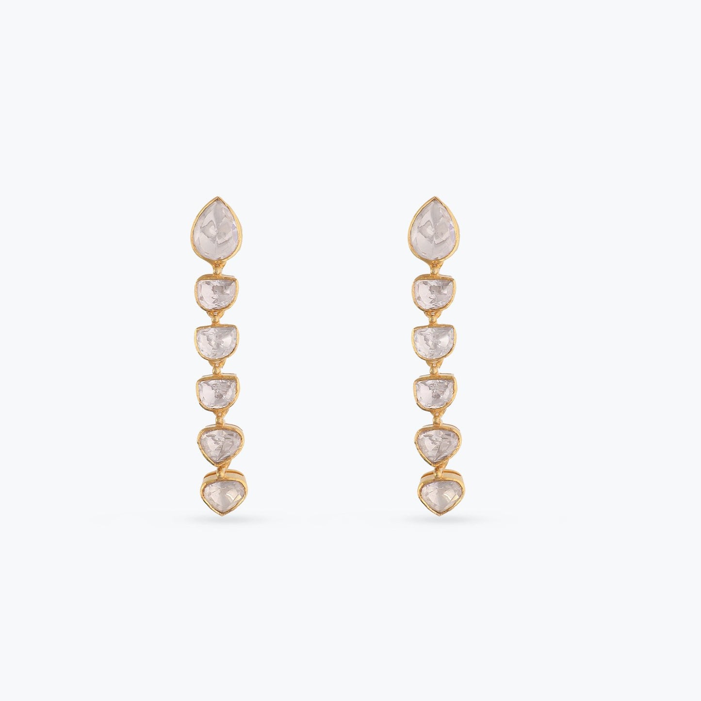 Rooh Gold Plated Silver Drop Earrings