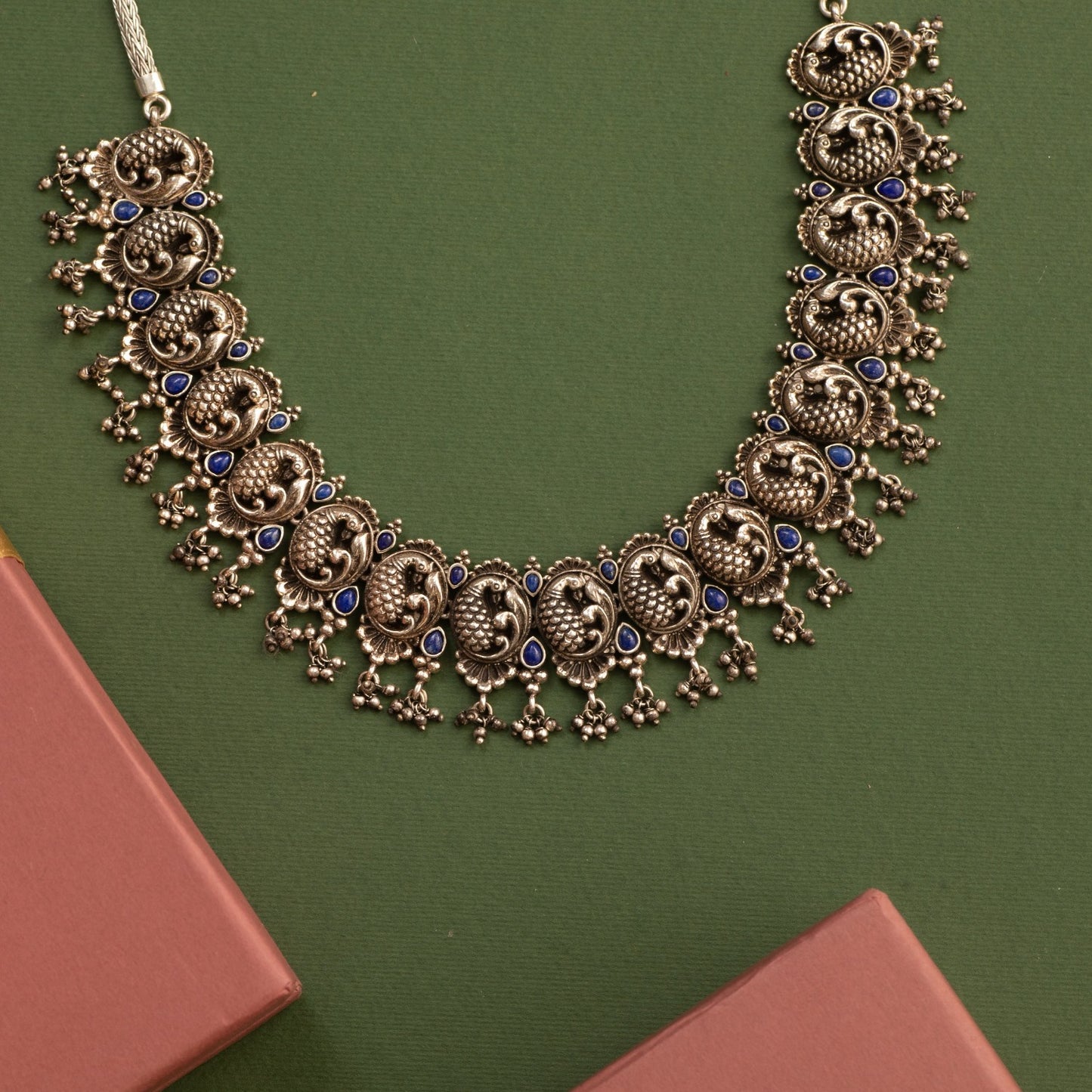 Kairav Short Silver Necklace
