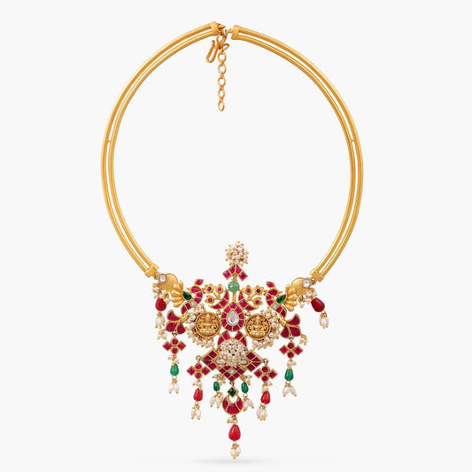 Adyatana Hasli Modern Silver Necklace