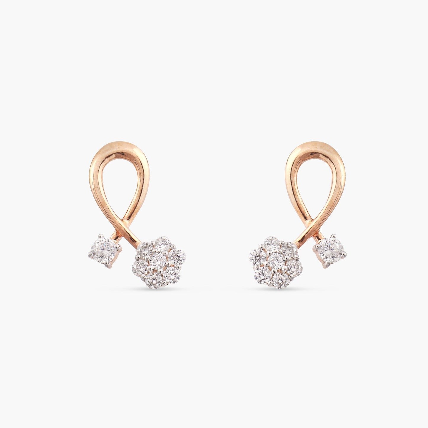 Infinity CZ Silver Studs