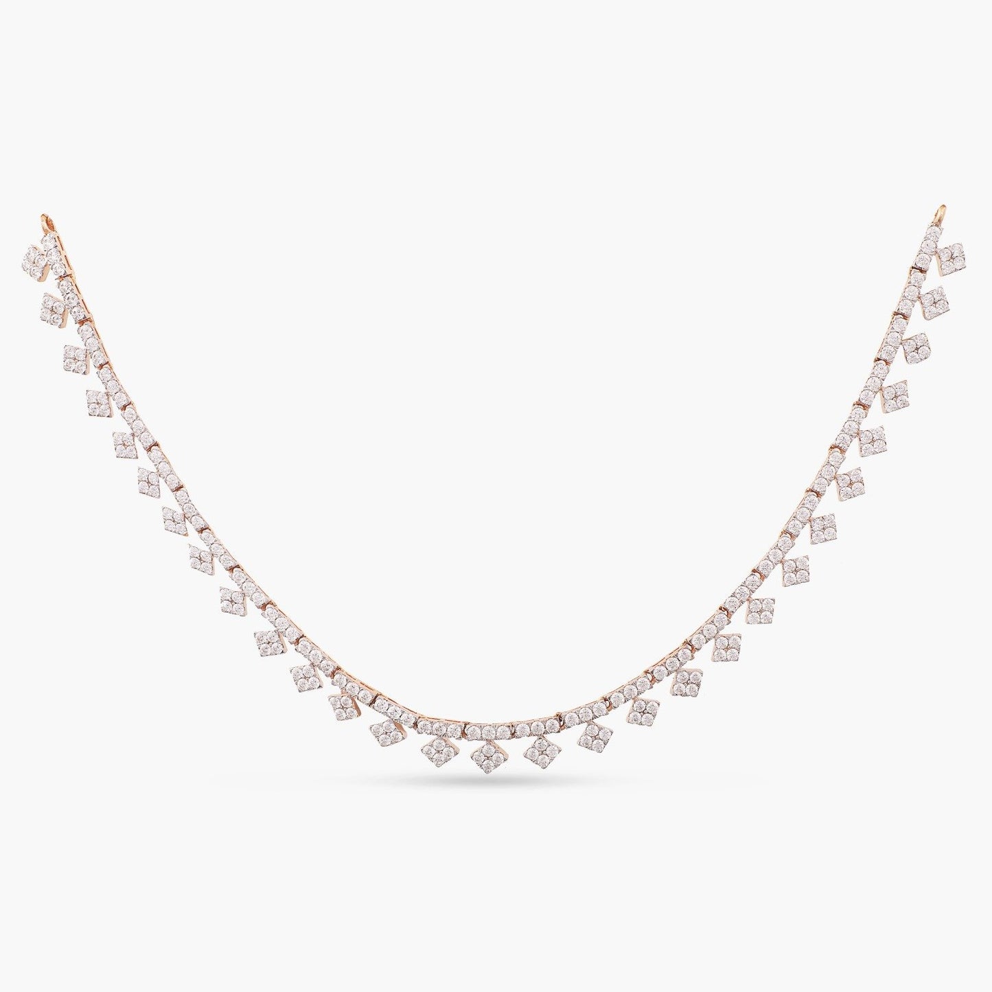 Angelic CZ Silver Necklace