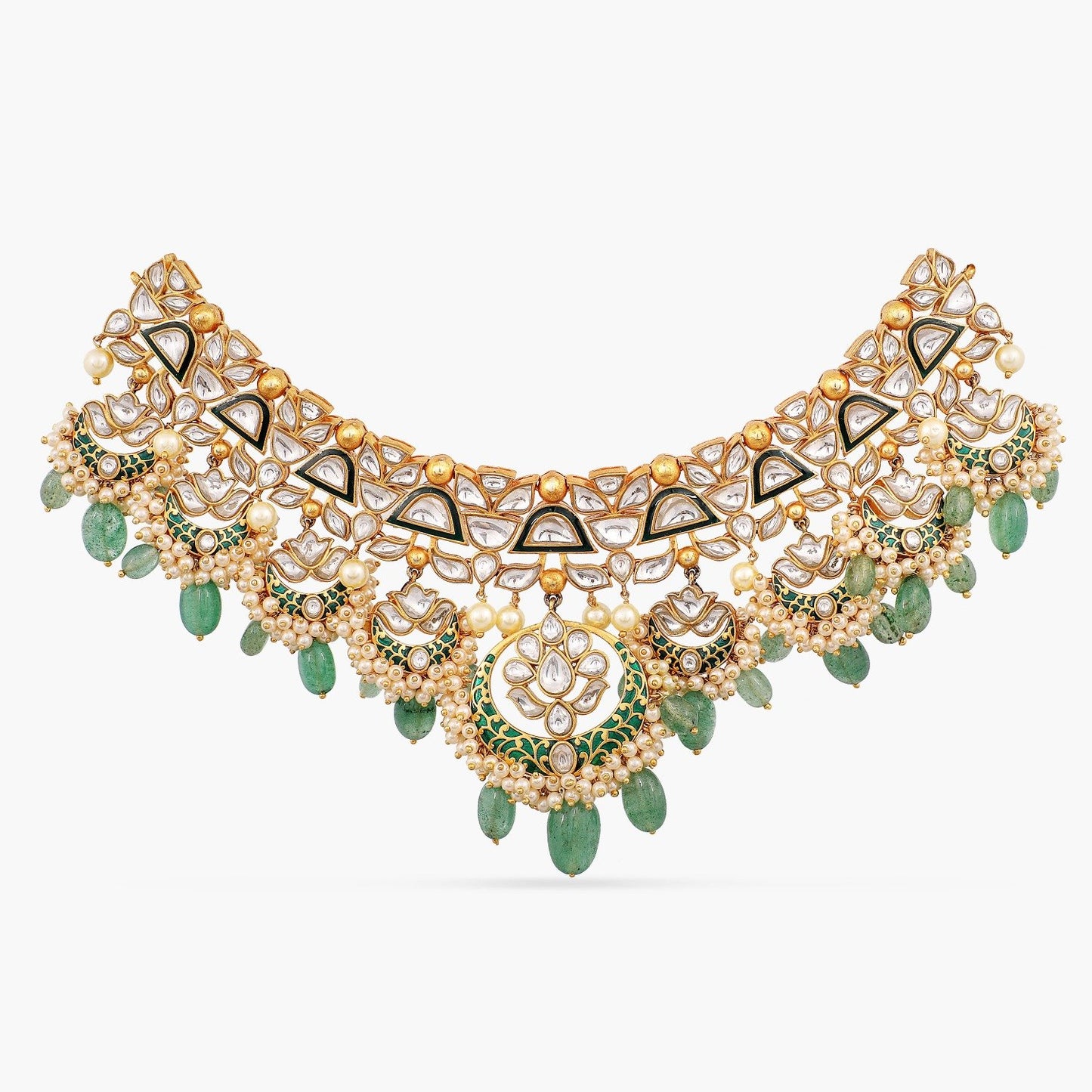 Pankhuri Jadau Silver Necklace