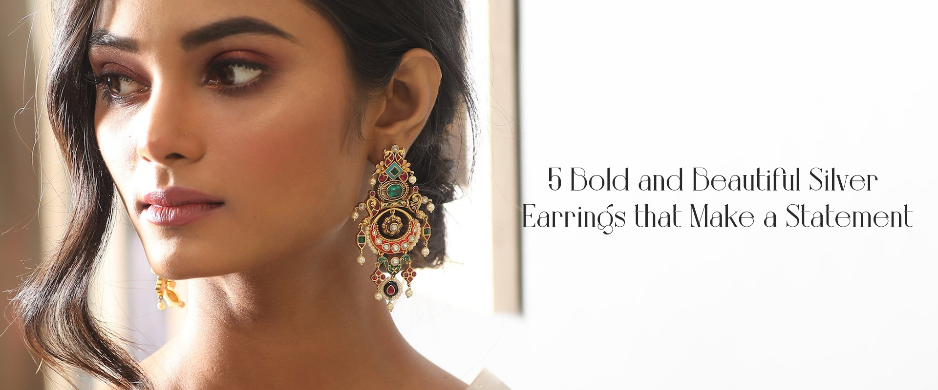 5 Bold and Beautiful Silver Earrings that Make a Statement