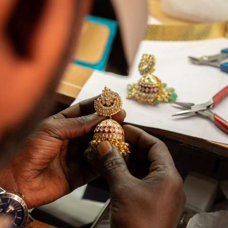 Behind the Sparkle: The Art of Crafting Finest Silver Jewelry Pieces for Diwali