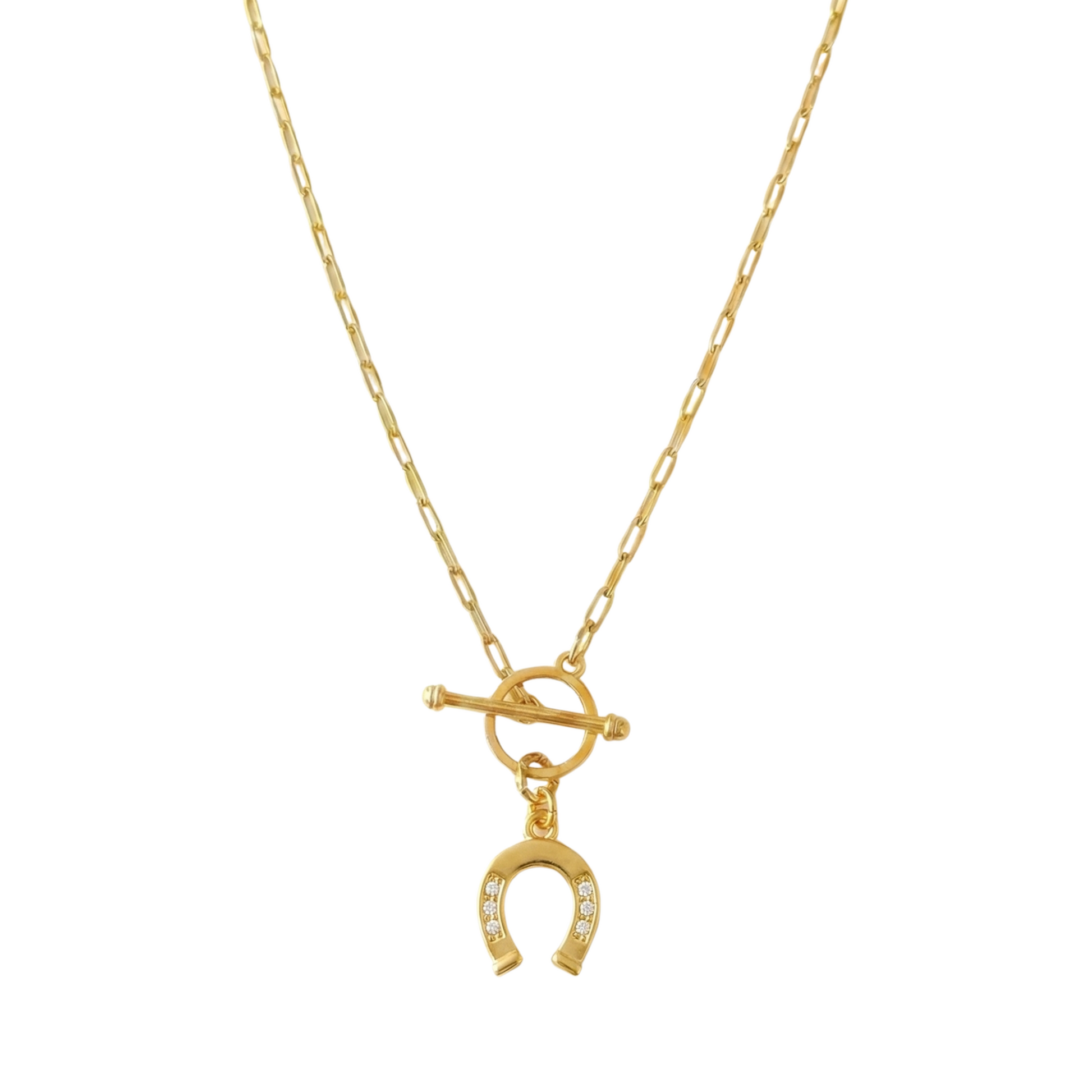 Lucky Horseshoe Silver Charm