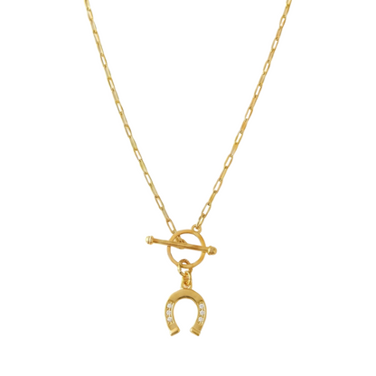 Lucky Horseshoe Silver Charm