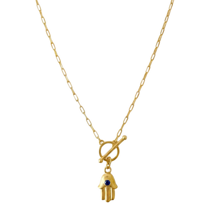 Mystical Hamsa Silver Charm