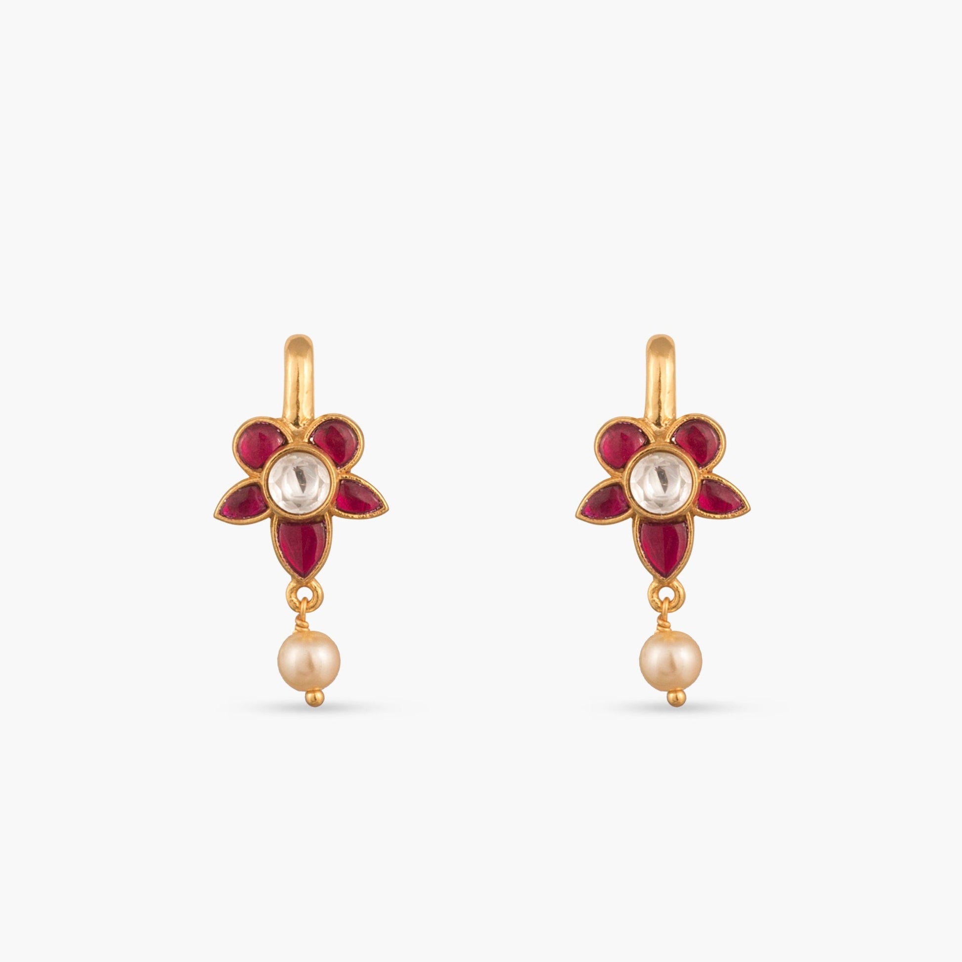 Ruhi Silver Bugadi Earrings