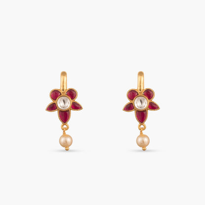 Ruhi Silver Bugadi Earrings