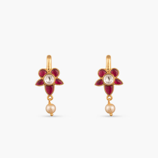 Ruhi Silver Bugadi Earrings