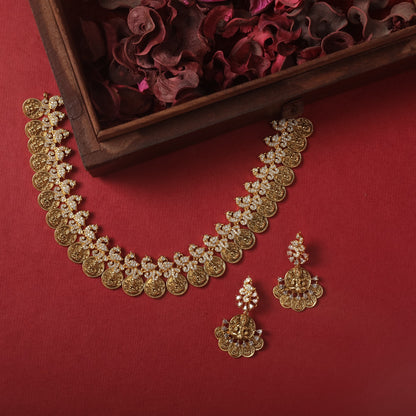 Bimala Antique Coin Silver Necklace