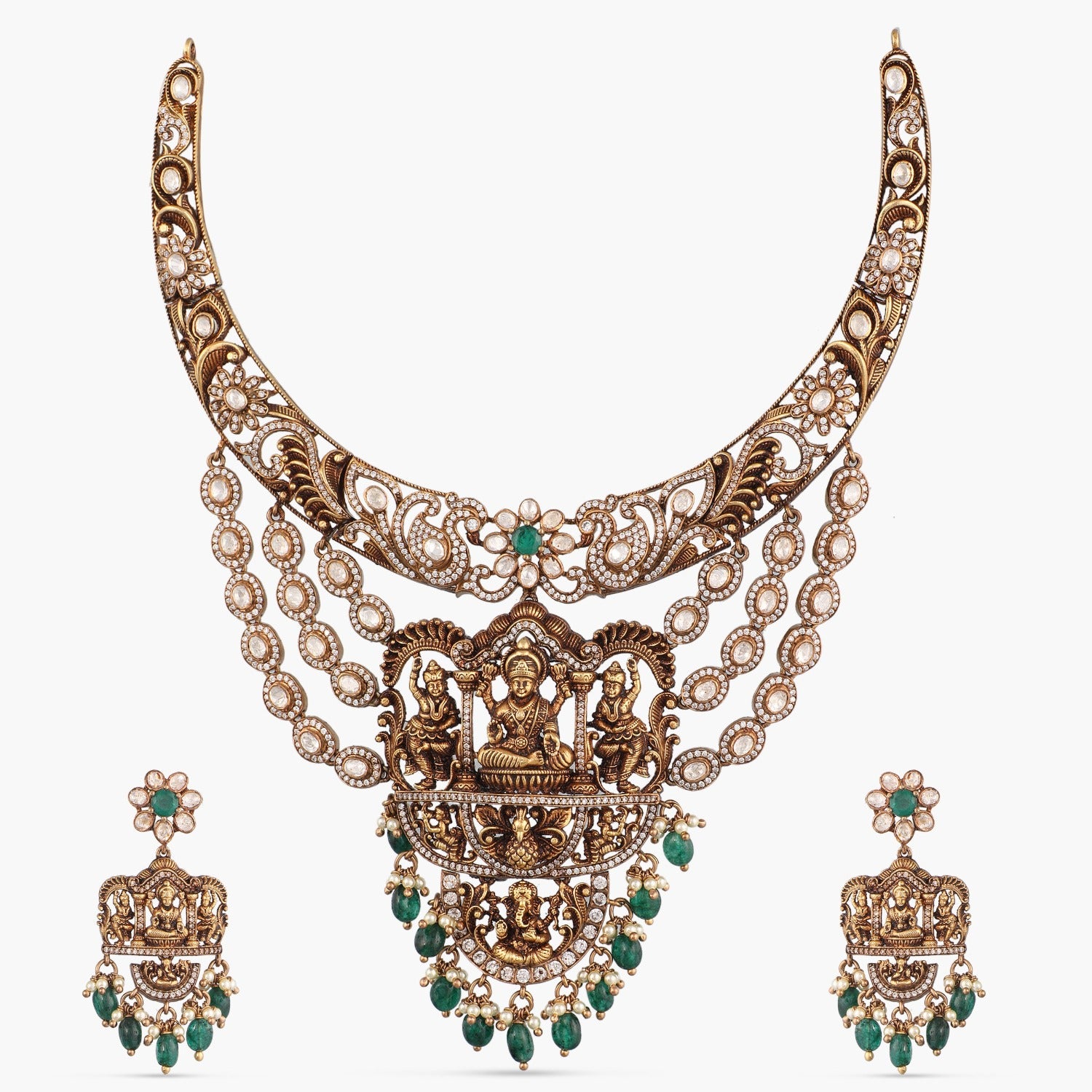 Tanishq hot sale polki necklace