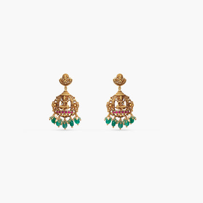 Vaidehi Antique Silver Bridal Necklace Set