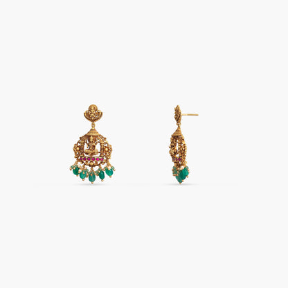 Vaidehi Antique Silver Bridal Necklace Set