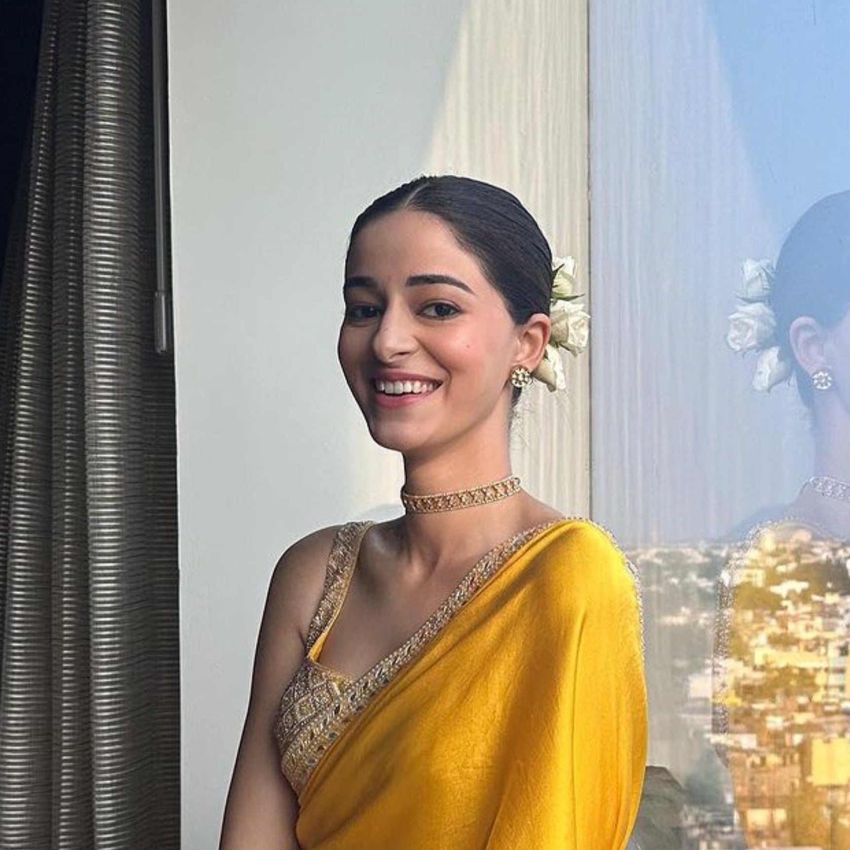 Anupa Gold Plated Silver Choker