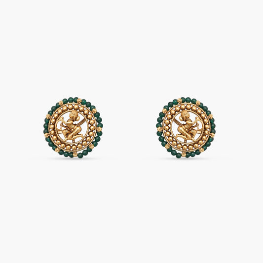 Anutama Nakshi Antique Stud Earrings