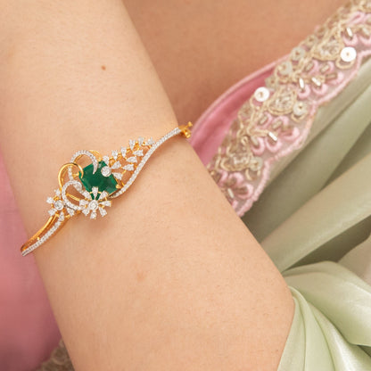 Ivy CZ Silver Bracelet