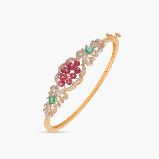 Diya CZ  Silver Bracelet