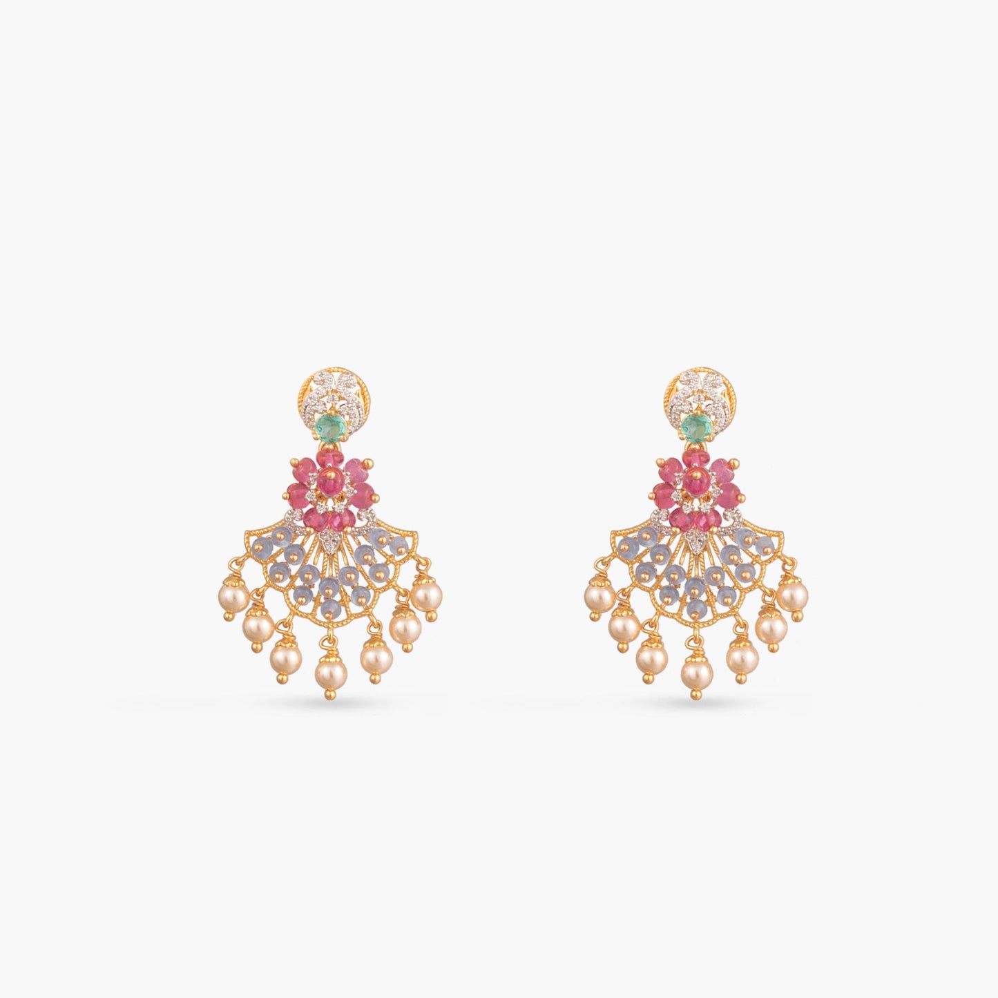 Amaya CZ Silver Necklace Set