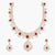 Rosalia CZ Silver Necklace Set