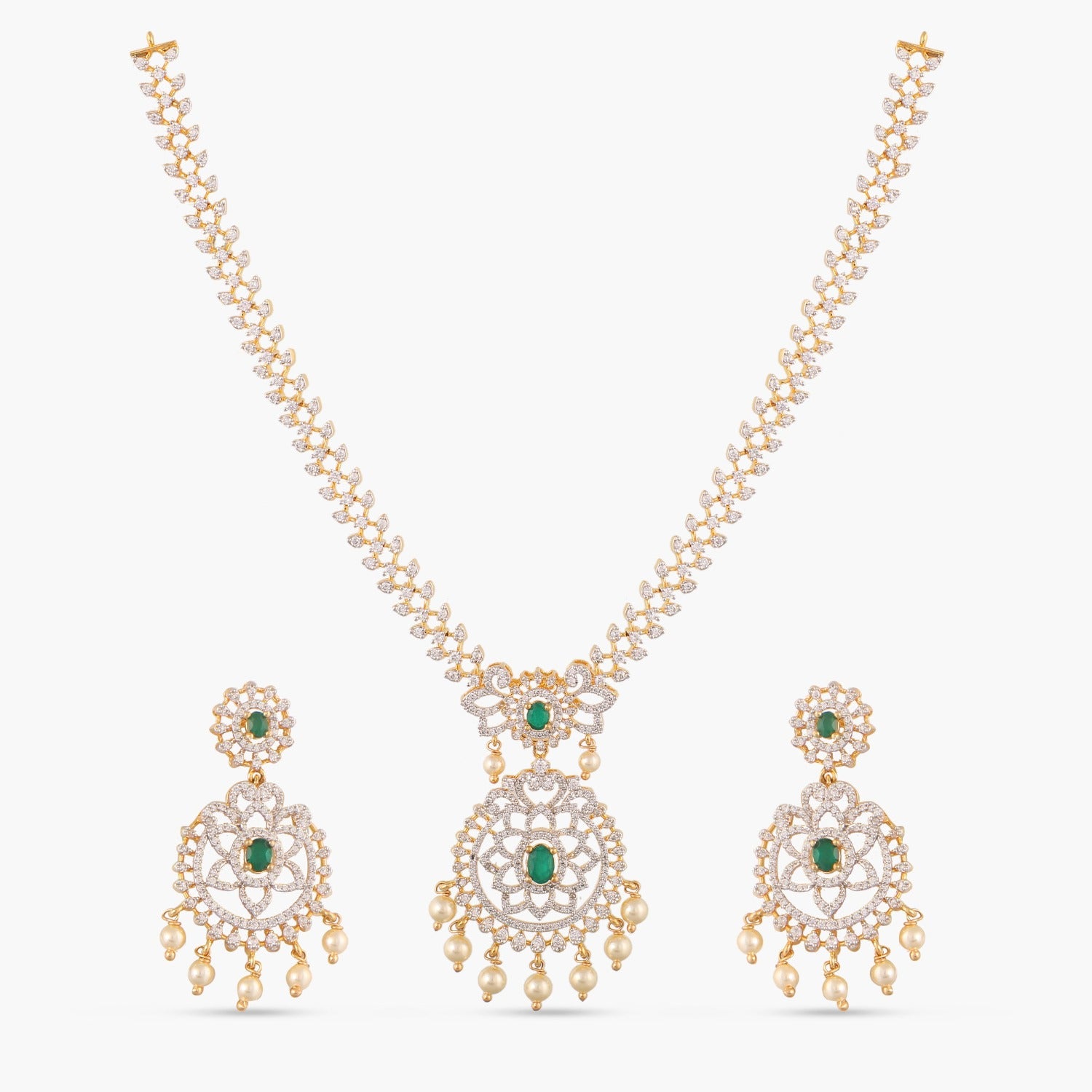 Buy Zoe Nakshatra CZ Pendant Set | Tarinika - Tarinika India