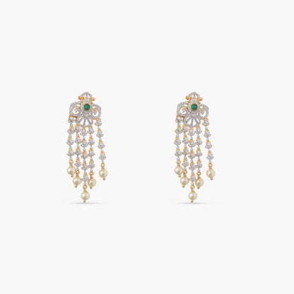 Tamanvi CZ SILVER LAYERED NECKLACE SET
