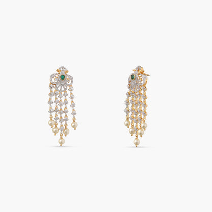 Tamanvi CZ SILVER LAYERED NECKLACE SET