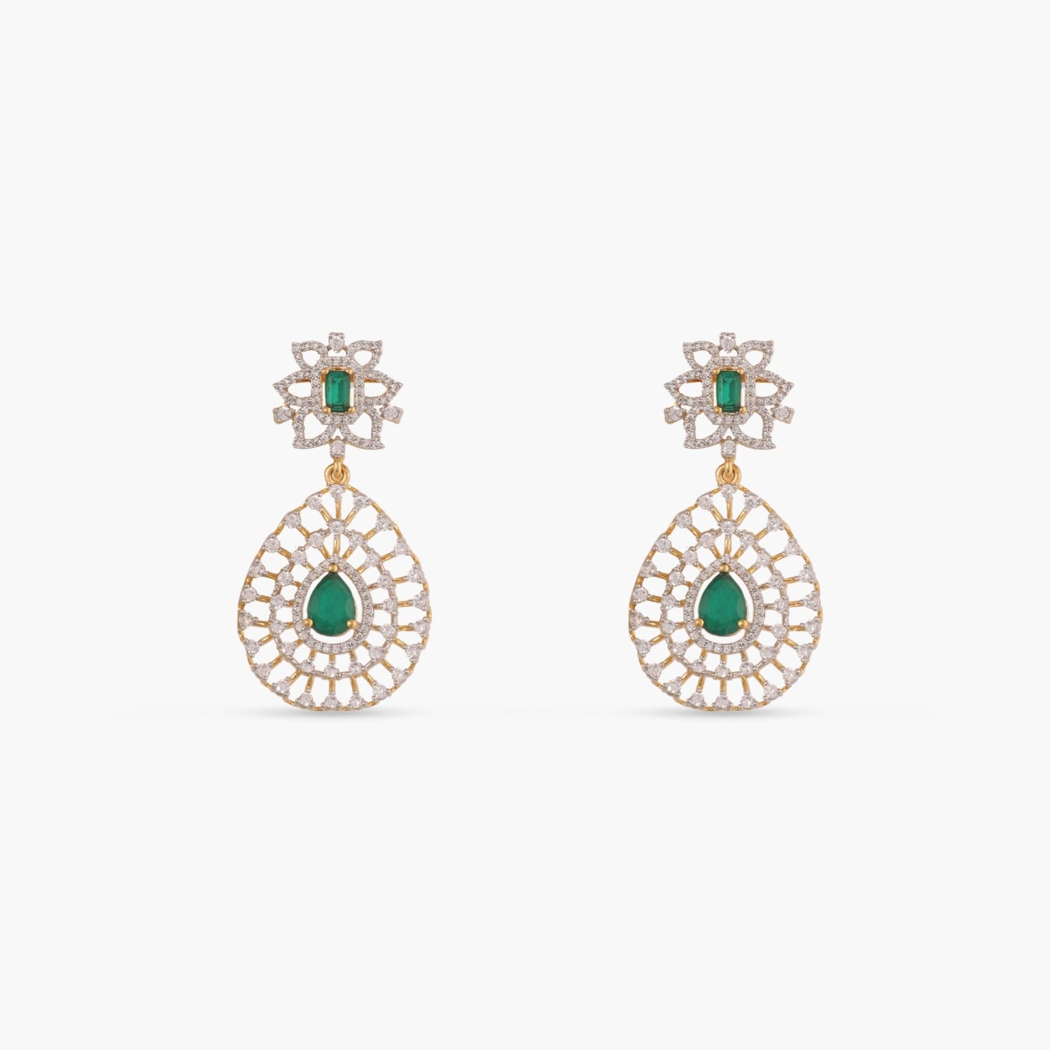 Avery CZ Silver Necklace Set