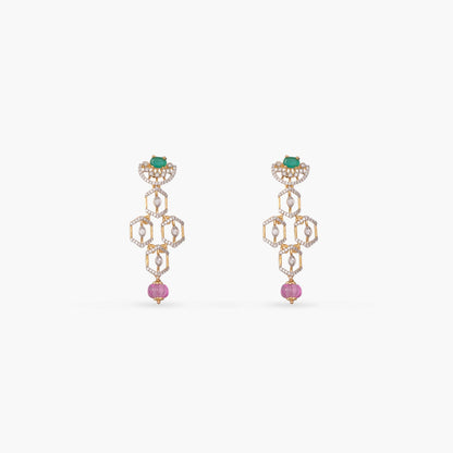 Prisha CZ Silver Choker Set