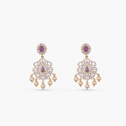 Amara CZ Silver Necklace Set