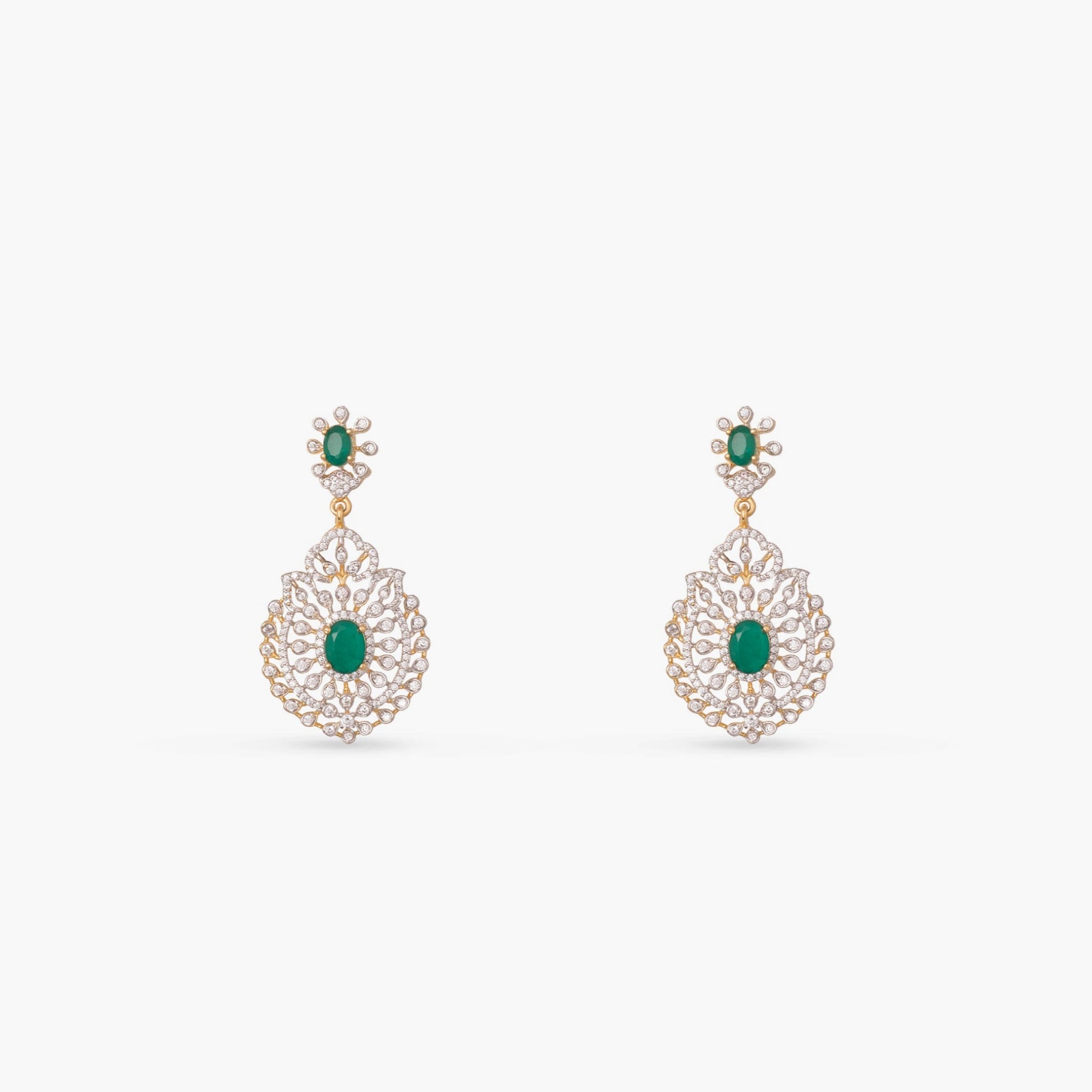 Aarika Layered CZ Silver Necklace Set