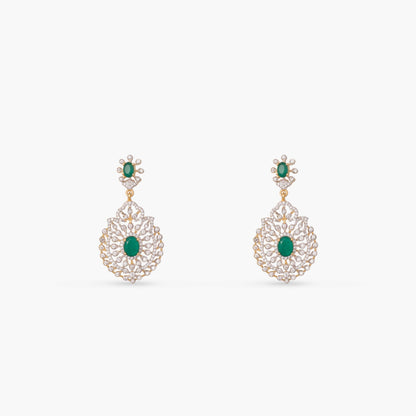 Aarika Layered CZ Silver Necklace Set