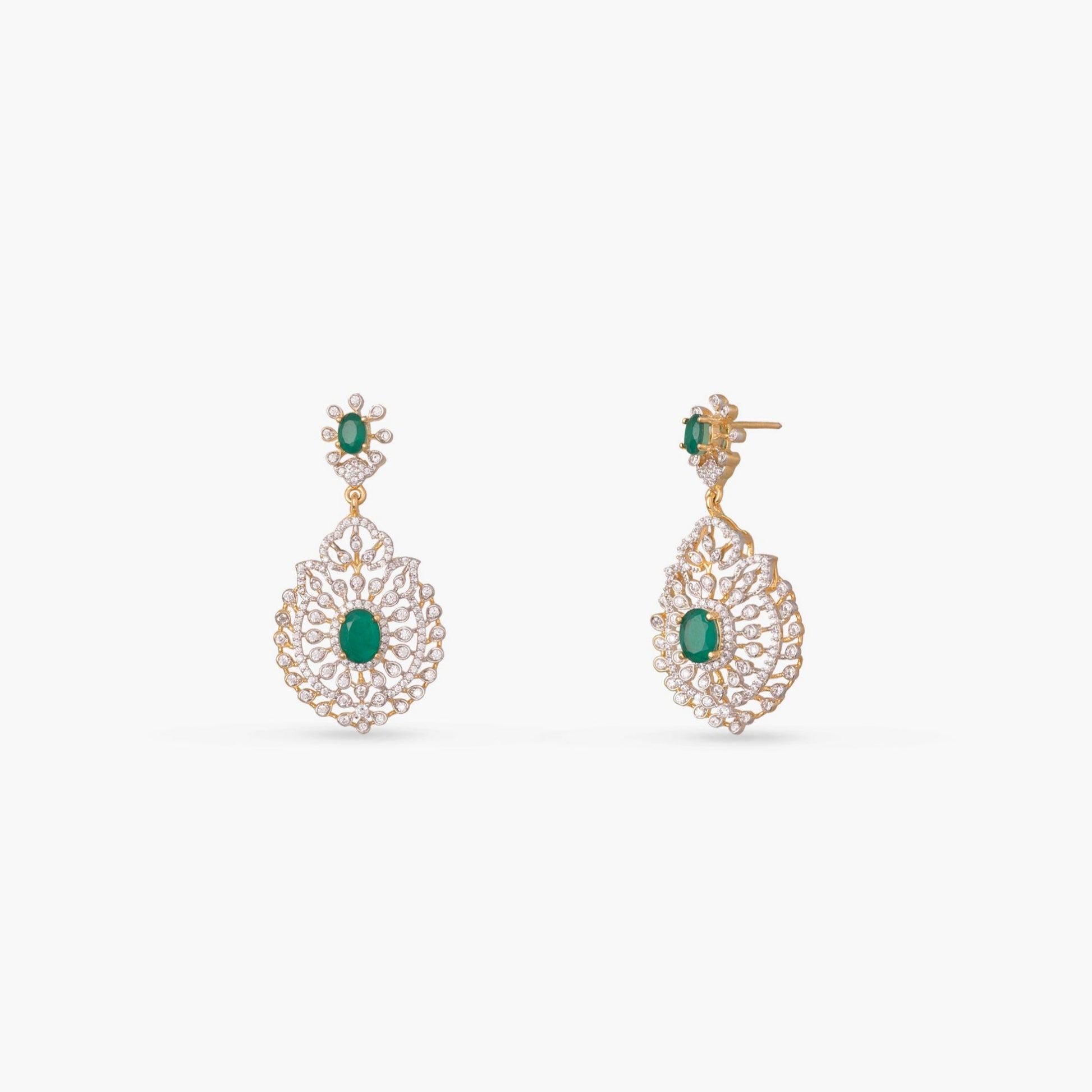 Aarika Layered CZ Silver Necklace Set