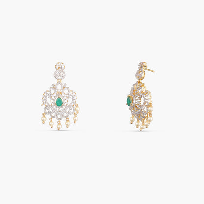 Riyana CZ Silver Pendant Set