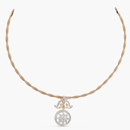 Tara CZ Silver Pendant Necklace