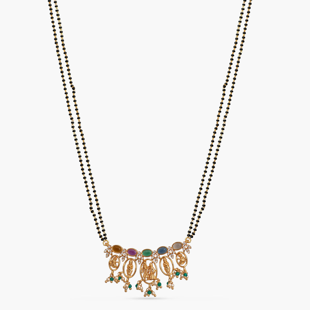 Devika Navaratna Silver Mangalsutra