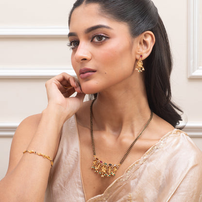 Devika Navaratna Silver Mangalsutra