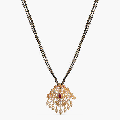 Aarna Pearl Drop Silver Mangalsutra