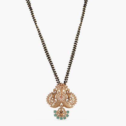 Mayura Temple Silver Mangalsutra