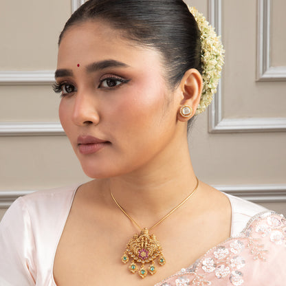 Dhruti Silver Pendant