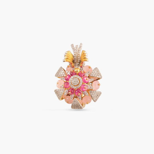 Estella Statement Silver Ring