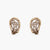 Minimal Moissanite Silver Huggie Earrings