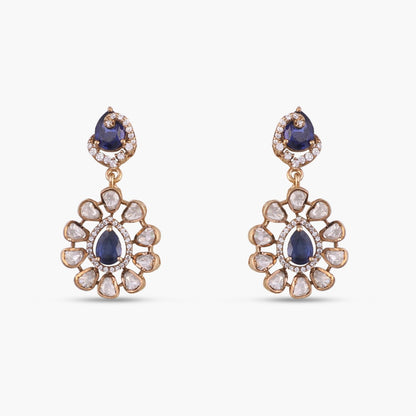 Sabah Moissanite Silver Necklace Set